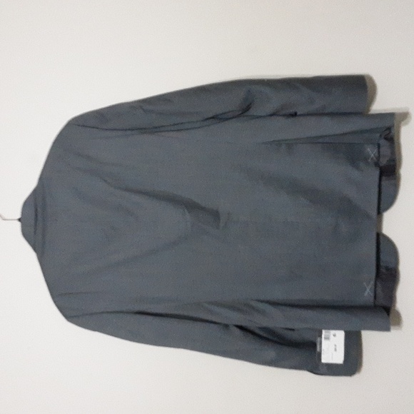 Kenneth Cole reaction men  blazer suit stripped gray event holiday 42L slim fit - Picture 2 of 7